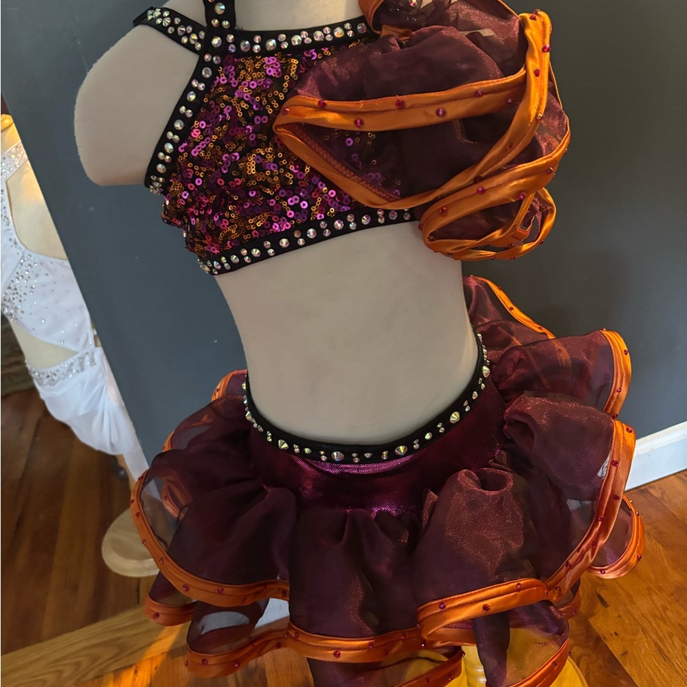 Custom girls jazz/ tap dance costume